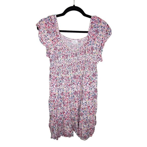 Emily Wonder Floral Mini Dress Women's Medium - Picture 1 of 6